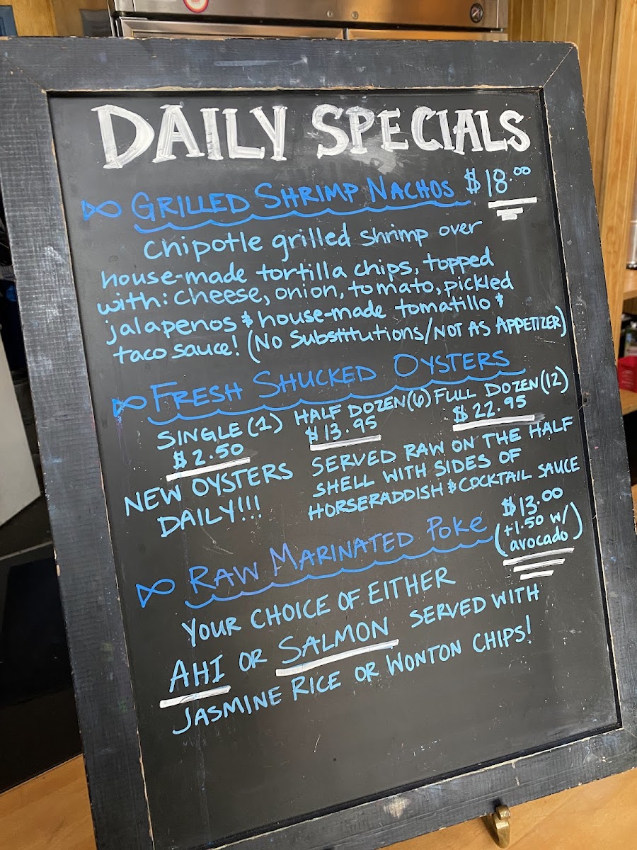 Blue Water Seafood Market & Grill Menu - Image 5